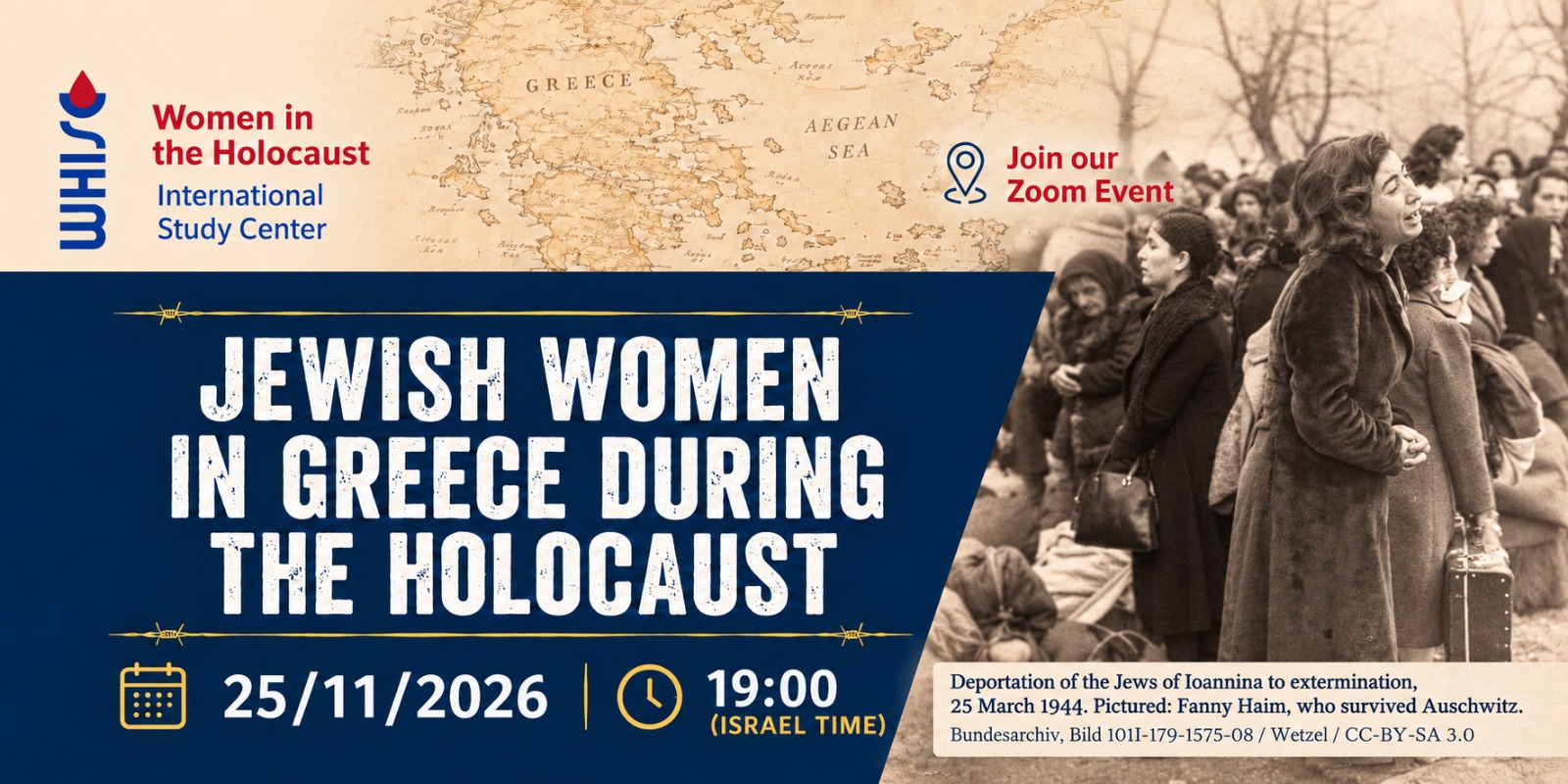 Jewish Women in Greece during the Holocaust — WHISC Virtual Panel